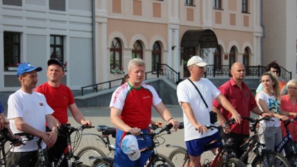Велопробег ко Дню независимости Республики Беларусь. Новогрудок. 2016