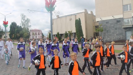 Спортивный парад в Гродно 3.07.2017