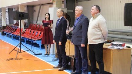 Церемония награждения футбольной команды ЖКХ. Гродно. 23.12.2019