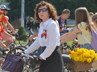 Велопробег в Лиде стартовал на площади по ул. Советской