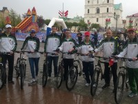 В Гродно более шестисот любителей велосипеда приняли участие в фестивале Grodno Rovar Fest.