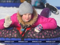 Международный день снега отметили в «Коробчицком Олимпе»