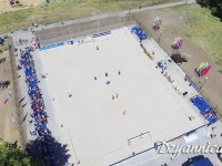 В Щучине открыли площадку для пляжных видов спорта