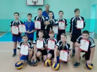 Команда юношей Свислочского района - победитель первенства Гродненской области по волейболу среди юношей 2006 года рождения