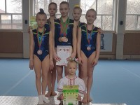 Гродненская гимнастка Анастасия Алистратова  завоевала четыре золотые медали на спартакиаде спортивных школ Беларуси