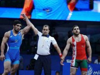 Али Шабанов из Гродно завоевал серебряную медаль II Европейских игр по вольной борьбе