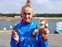Две медали чемпионата мира по гребле на байдарках и каноэ завоевала Вероника Леонюк из Слонима