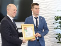 Двукратный чемпион мира по велоспорту Евгений Королек удостоен высшей награды Гродненской области