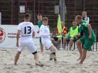 На базе отдыха «Привал» под Гродно проходит чемпионат Республики Беларусь по пляжному футболу