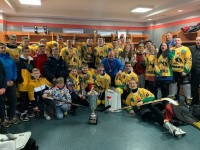 Команды «Алмаз» Дятловского района - дважды победители республиканского финала по хоккею «Золотая шайба-2021»