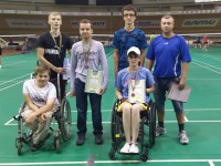 Гродненцы впервые приняли участие в чемпионате Республики Беларусь по бадминтону среди инвалидов с нарушением опорно-двигательного аппарата