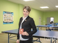 Ирина Воронина из Сморгони получила нагрудный значок золотого достоинства «Физкультурник Беларуси»