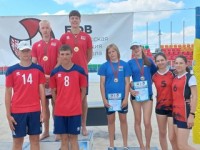 Сборная Гродненской области успешно выступила в республиканских Олимпийских днях молодежи по пляжному волейболу