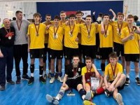 Команда юношей Гродненской области стала призером первенства Беларуси по волейболу в Минске