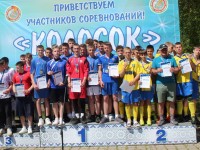 Команда юношей Волковысского района вошла в число призеров республиканских соревнований по футболу «Колосок»