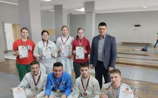 Гродненский мушкетеры скрестили шпаги на первенстве Гродненской области в программе Олимпийских дней молодежи по фехтованию