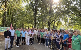 Более 120 участников собрал республиканский марафон по скандинавской ходьбе «Шаг к долголетию» в Гродно