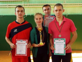 Кубок Островецкого района по настольному теннису выиграла команда отдела по чрезвычайным ситуациям