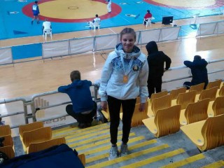 Гродненская спортсменка Каролина Василевская выиграла бронзовую медаль чемпионата мира по самбо