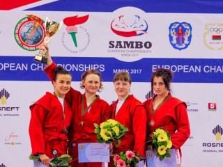 Гродненская спортсменка Татьяна Мацко завоевала золотую медаль на чемпионате Европы по самбо-2017