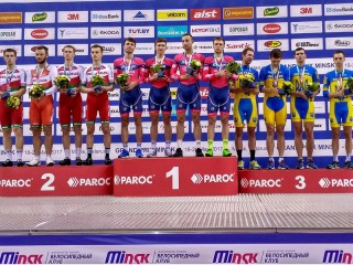 Международные соревнования «Гран-при Минска» по велоспорту на треке принесли гродненским спортсменам 5 наград