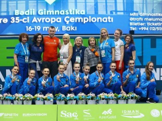 На чемпионате Европы белоруски вошли в элиту мировой  художественной гимнастики