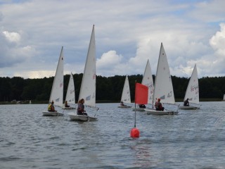 На озере Кань завершился чемпионат Гродненской области по парусному спорту