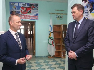Первый заместитель главы Администрации Президента Максим Рыженков посетил Гродненское государственное училище олимпийского резерва