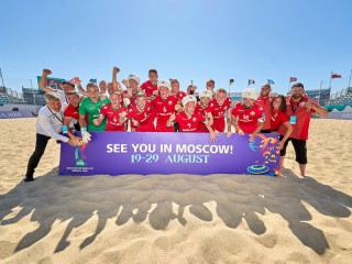 Сборная команда Беларуси по пляжному футболу в Португалии завоевала путевку на чемпионат мира