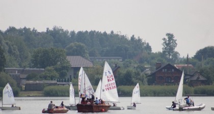 10-14 августа на озере Кань в Гродненском районе проходят Олимпийские дни молодежи Республики Беларусь по парусному спорту