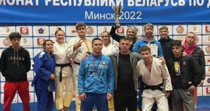 Команда Гродненской области подтвердила титул лучшей сборной чемпионата Беларуси по дзюдо