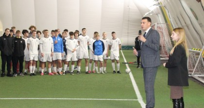 В футбольном манеже «Пышки» в Гродно проходят Олимпийские дни молодежи Республики Беларусь